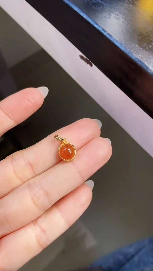 颈饰银S925镶嵌翡翠琳*酱12