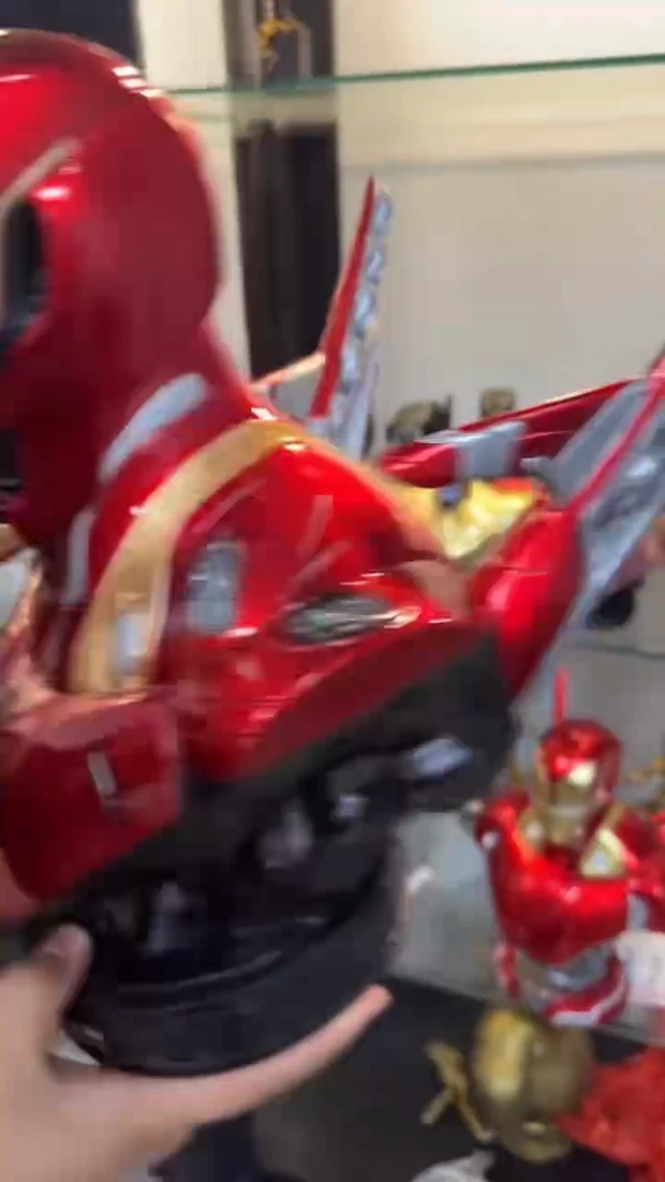 树脂战损钢铁侠mk50