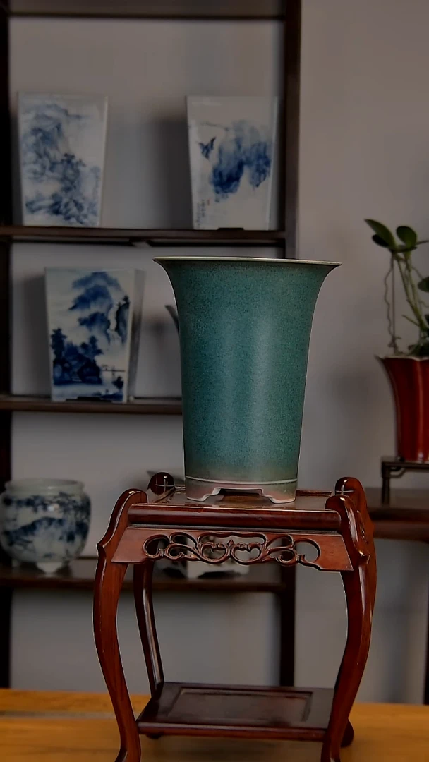 景德镇陶瓷手工花盆