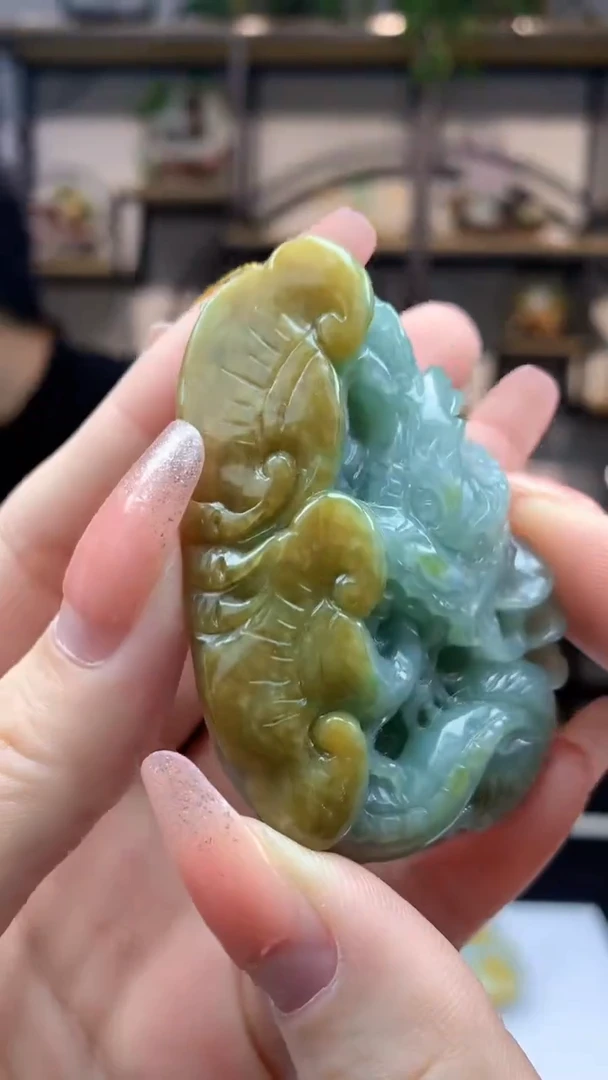 【闪购商品】定制翡翠未镶嵌1063ry-jj挂件8