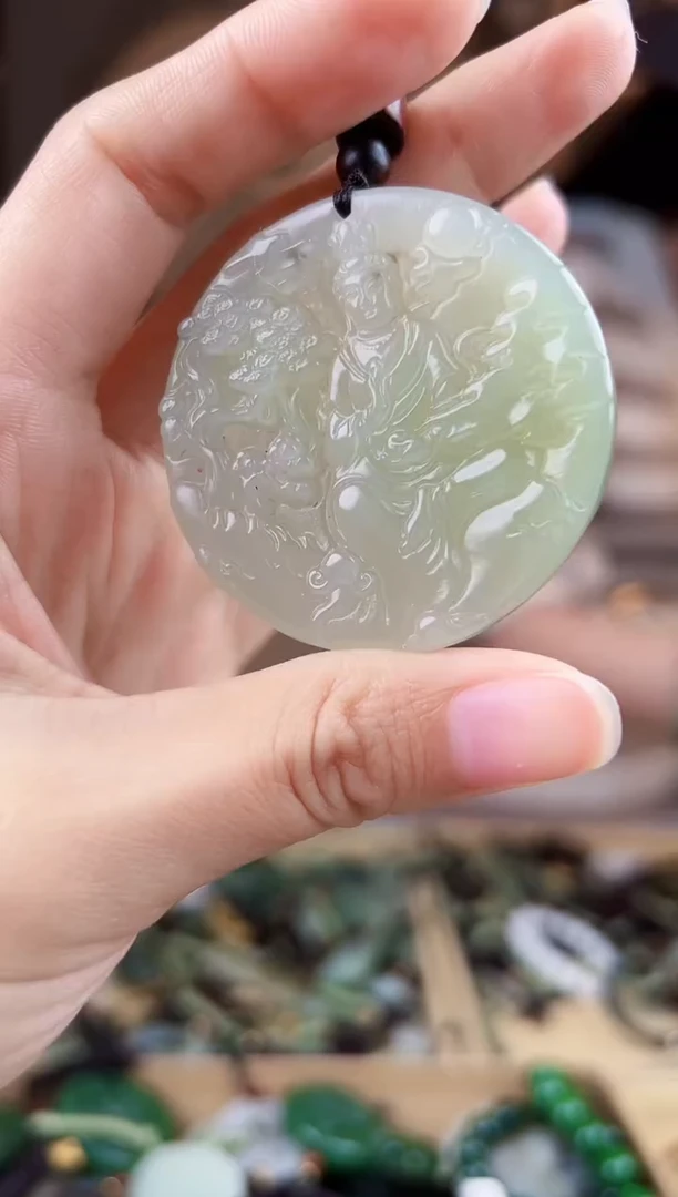 颈饰未镶嵌和田玉拍一发一，多样性发货