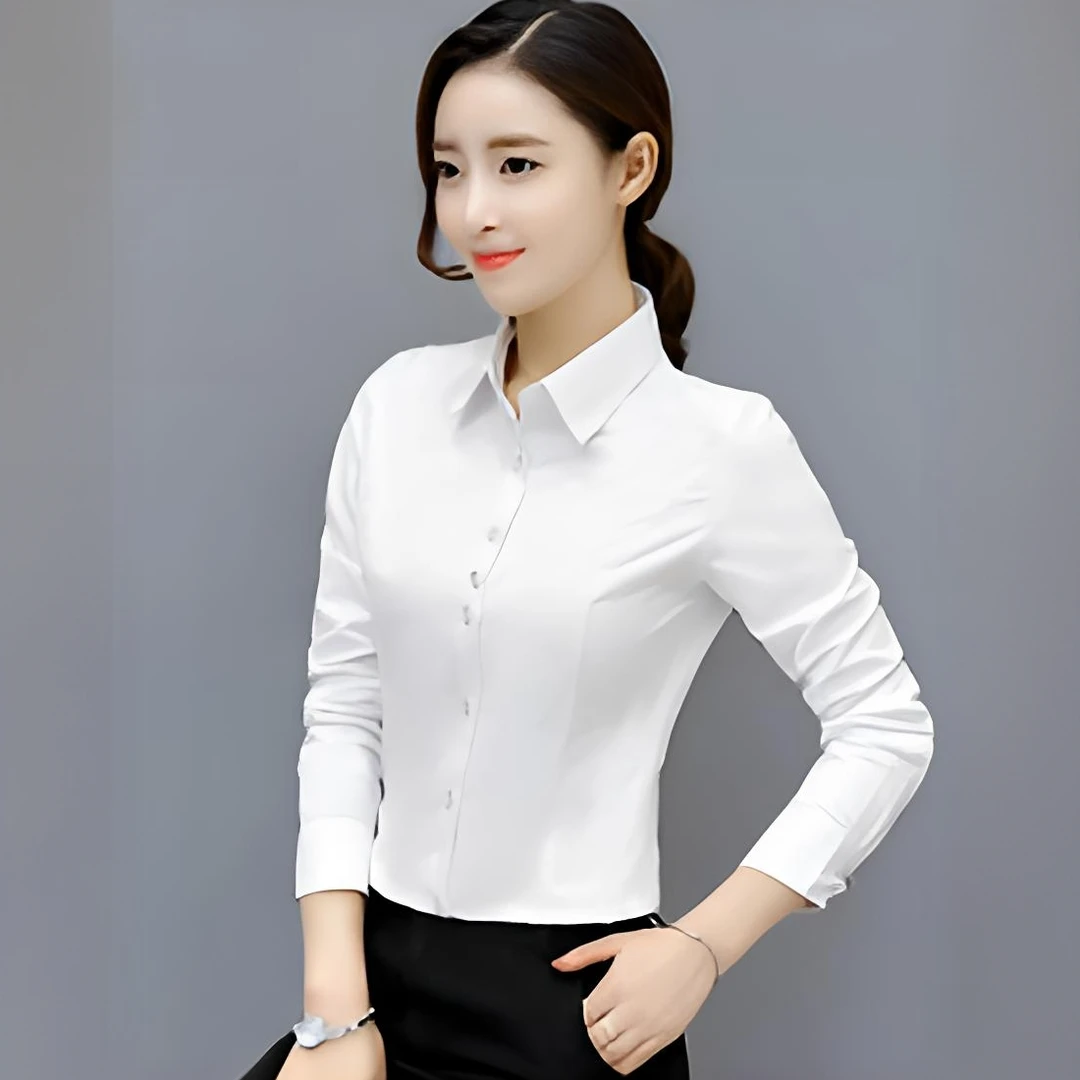 P401-P600职业女衬衫短袖