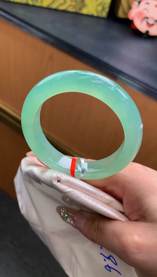 未镶嵌手镯翡翠-F170-正圈54.1-全款44.5万-定金2万