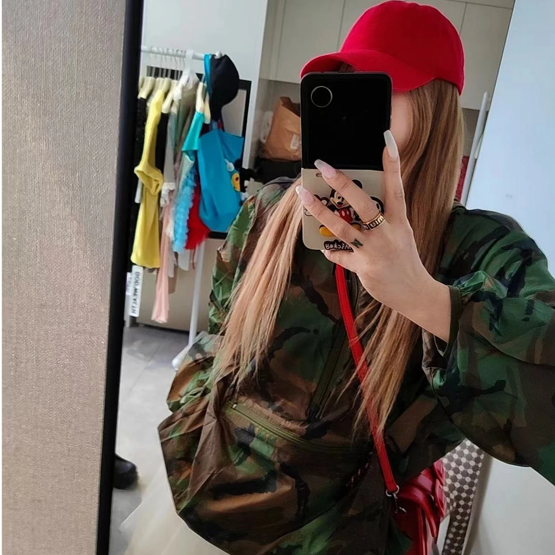 宠儿【2025夏季韩版薄款连帽防晒时尚迷彩外套】