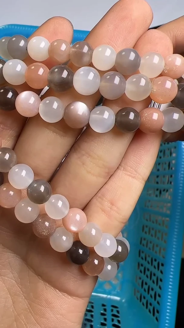 【闪购商品】月光石手链未镶嵌ZW1317约7mm多样性发一件