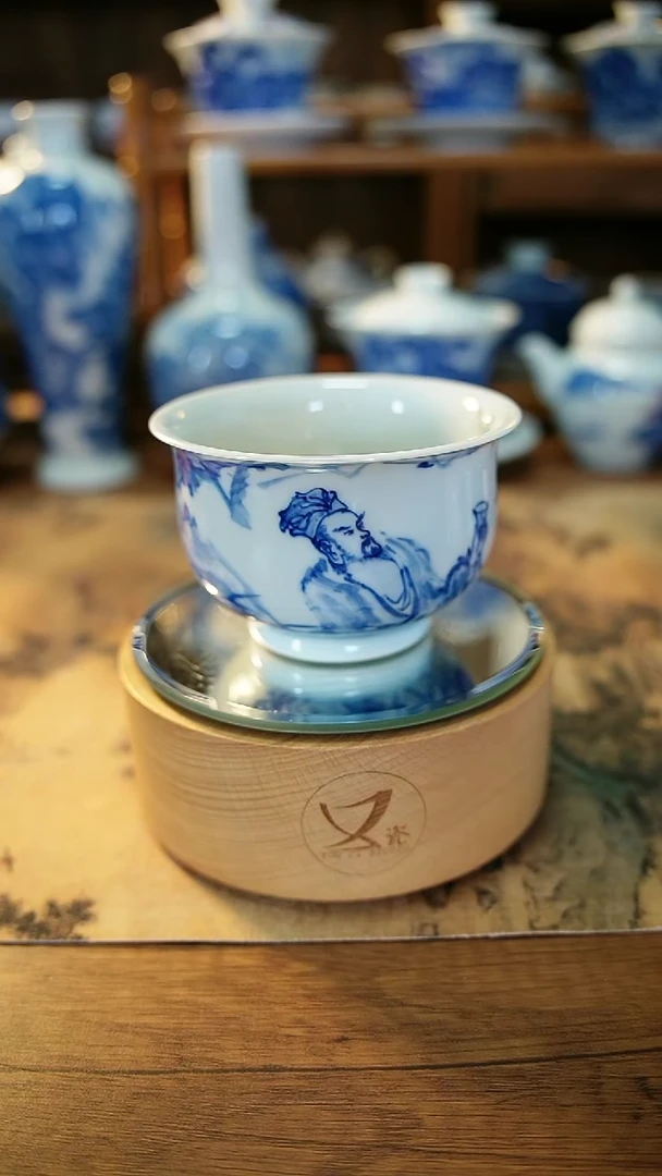 33景德镇手工手绘茶具