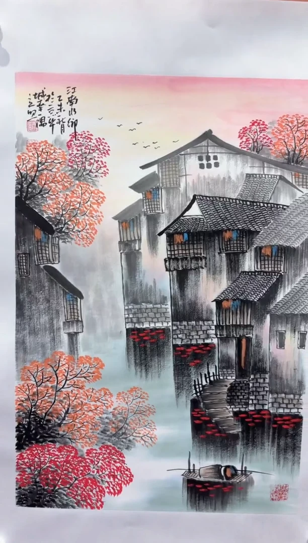 国画师立照老师国画作品