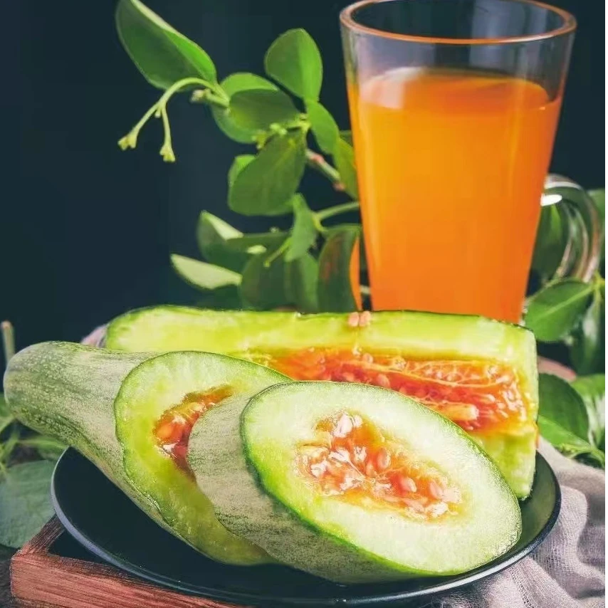 山东羊角蜜甜瓜水果新鲜当季整箱5斤包邮小密瓜香瓜蜜瓜羊角脆