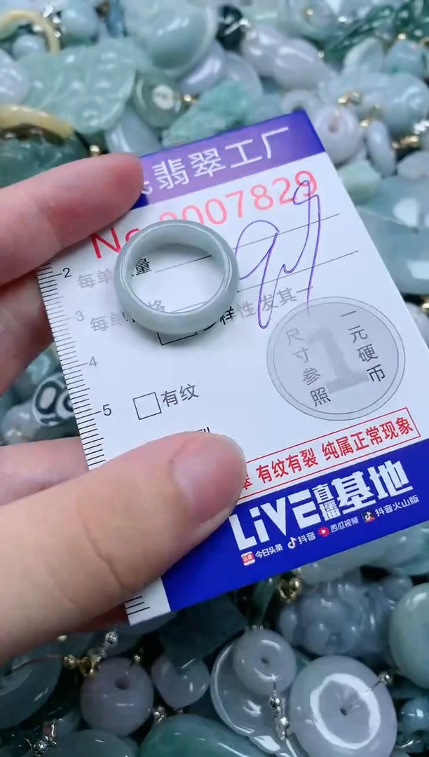 翡翠未镶嵌吊坠(不含链)7829