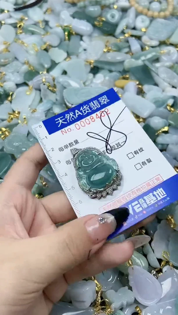 【闪购商品】翡翠颈饰未镶嵌天然A货翡翠