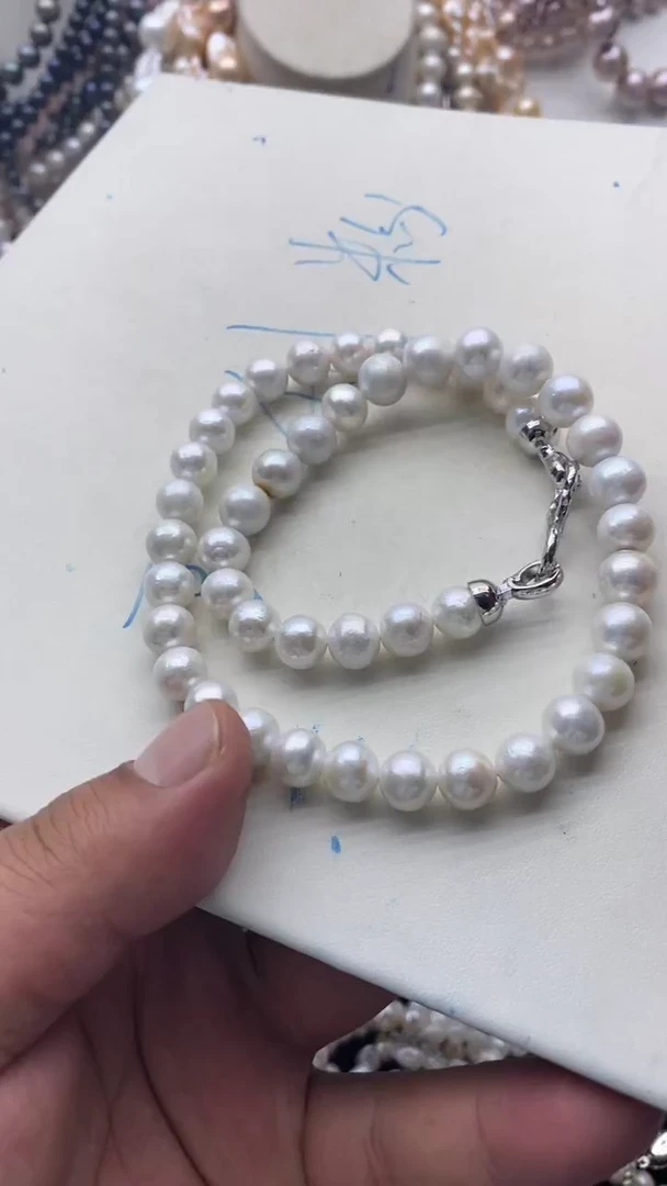 淡水珍珠未镶嵌项链1