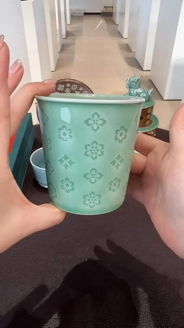 青瓷手工茶器包邮