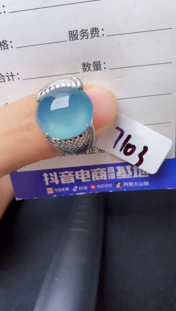 翡翠戒指银S925镶嵌222222222