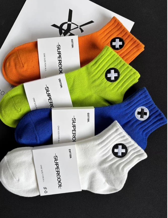 5双福利运动潮袜吸汗防臭低帮百搭学院风船袜秋冬季休闲短袜船袜