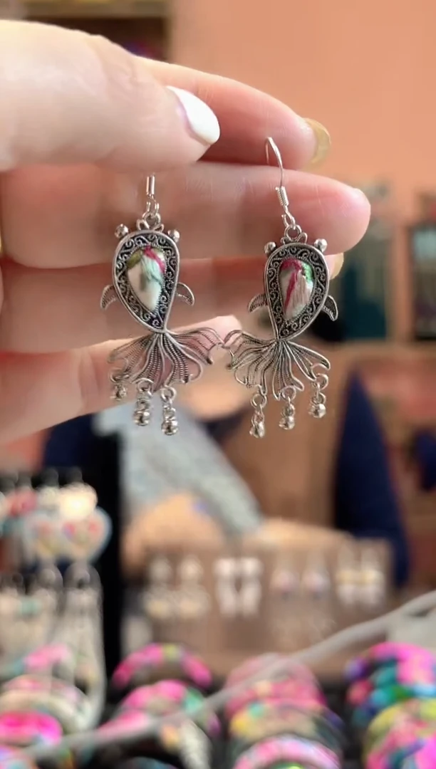 织绣艺枝独绣手工饰品31