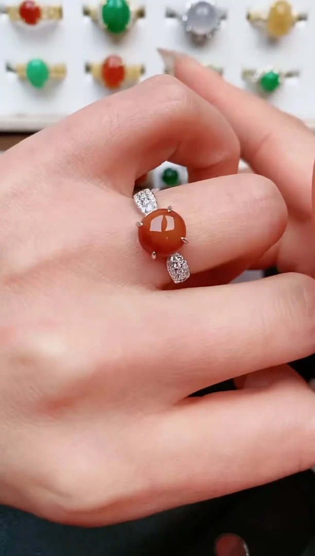 【闪购商品】翡翠戒指银S925镶嵌.....