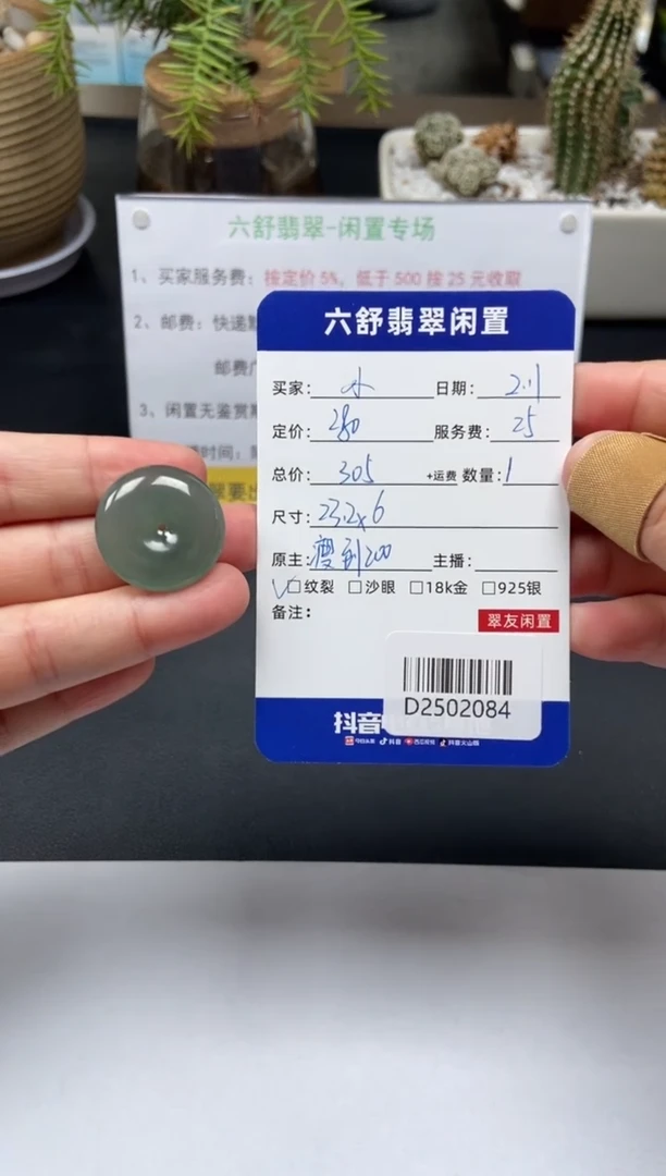 【闪购商品】翡翠颈饰未镶嵌D2502084