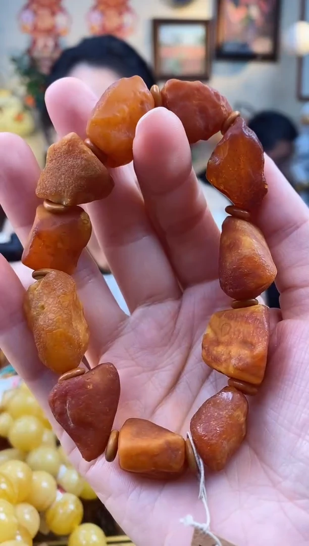 【闪购商品】琥珀手串未镶嵌手串