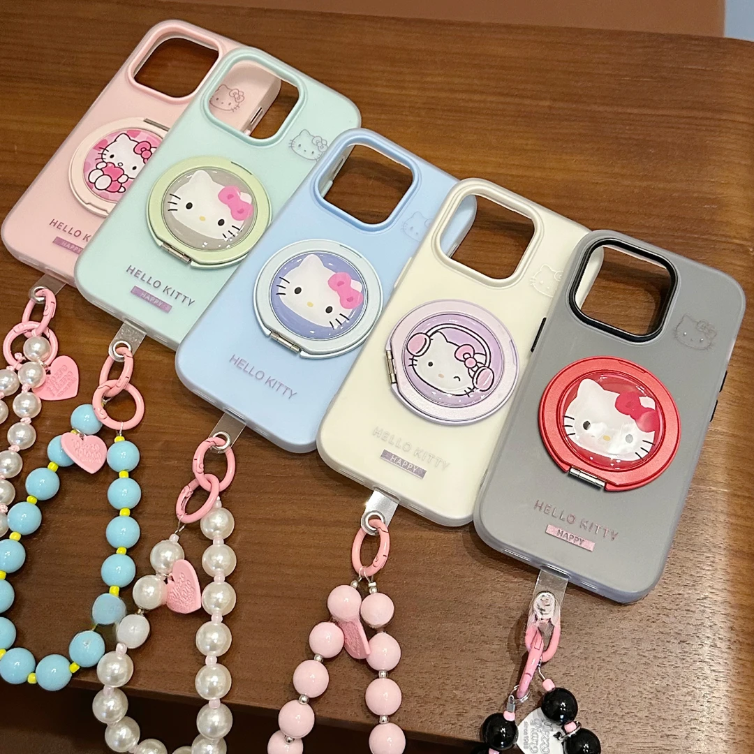 闺蜜款凯蒂猫支架手机壳适用于苹果16promax手机壳15/14全包x