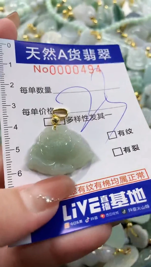 颈饰未镶嵌翡翠天然A货翡翠