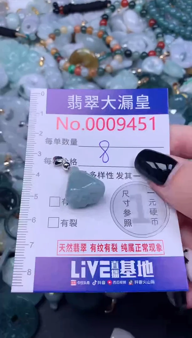 颈饰未镶嵌翡翠9451