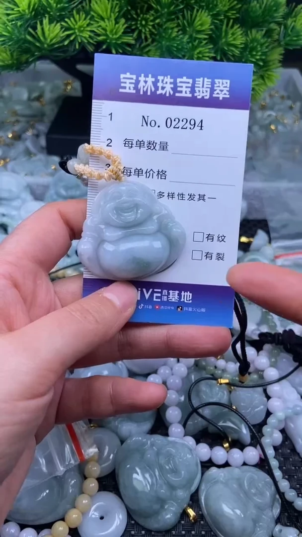 颈饰未镶嵌翡翠天然缅甸翡翠2294