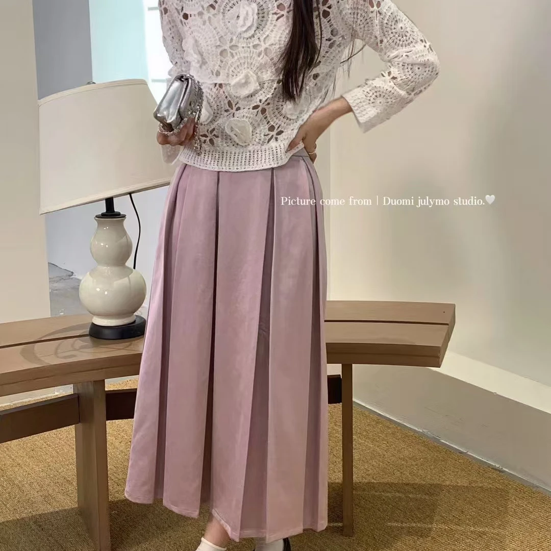 【DUOMI】新款百搭时尚韩版小众设计感半身裙Q60018