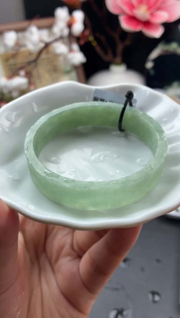 定制翡翠叮当镯定制未镶嵌3号手镯56以内