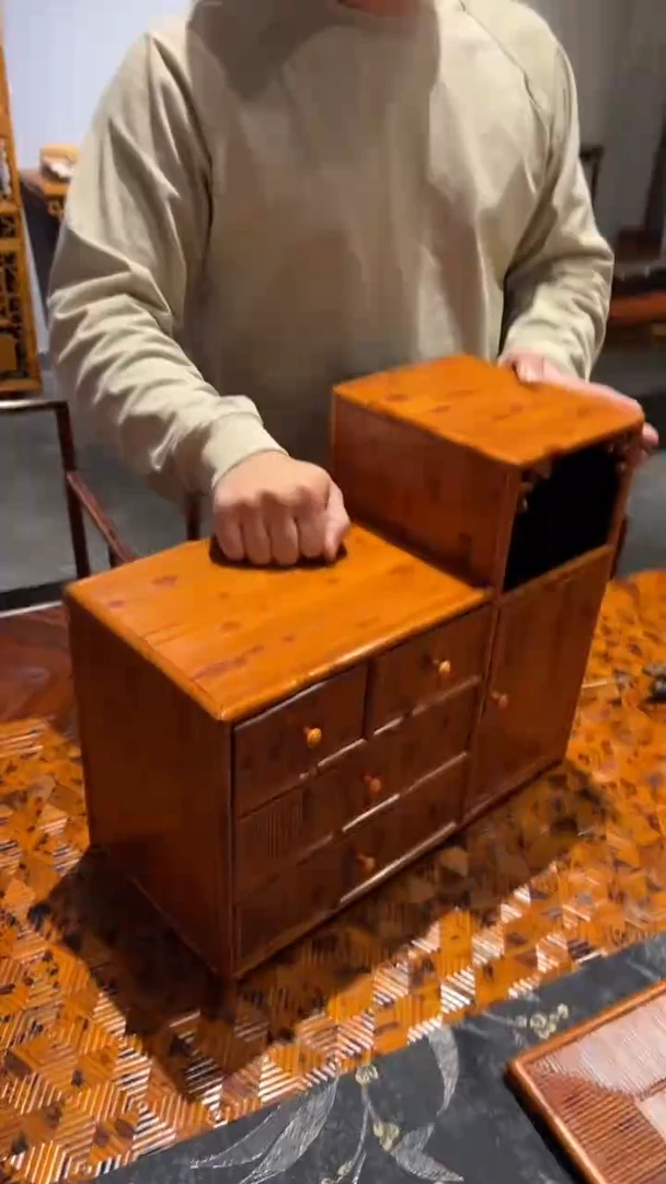 竹怀*湘妃竹收纳柜