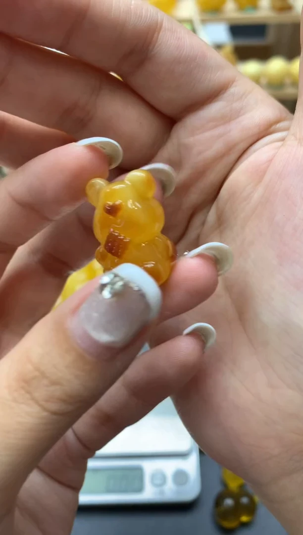 琥珀未镶嵌珠宝奇石023琥珀蜜蜡微瑕