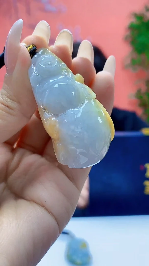 未镶嵌定制翡翠5060ty-毛货挂件154