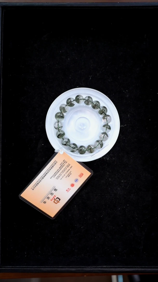 【闪购商品】水晶手链未镶嵌c002 绿幽灵手链12mm+
