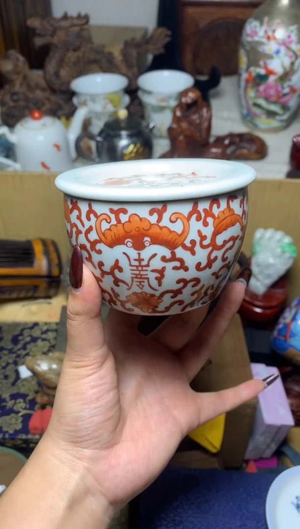 紫砂盖碗瓷器默认微瑕瓷器