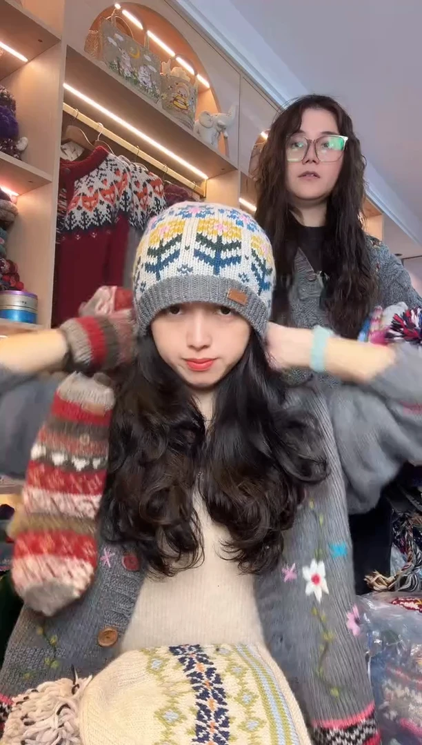 绵羊毛美利奴像素向日葵冷帽