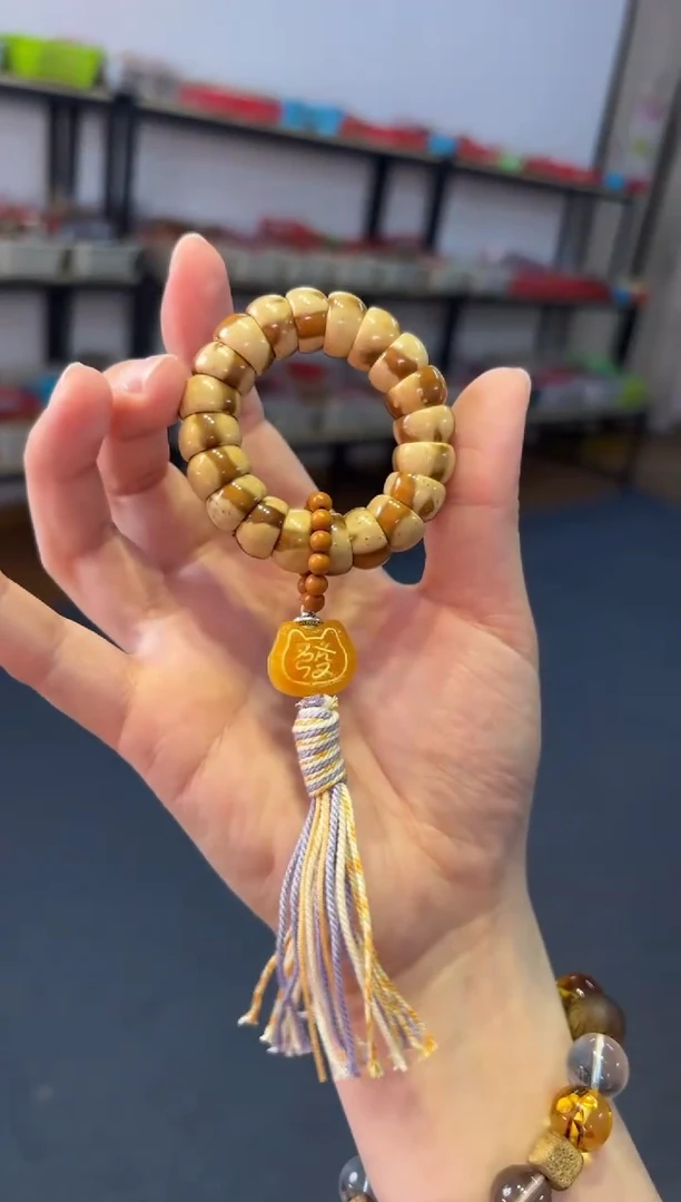 手链蜜蜡未镶嵌 紫金鼠碗肠蜜蜡【常常发】手捻