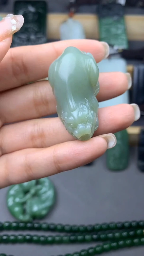 【闪购商品】和田玉吊坠(不含链)未镶嵌挂件拍一发一