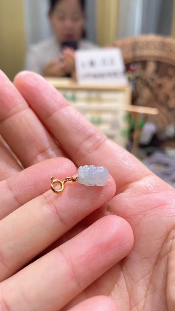 翡翠未镶嵌颈饰貔貅