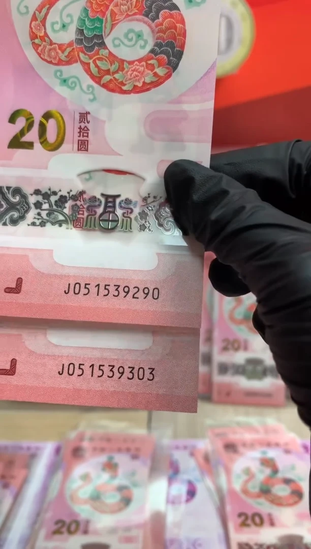 【闪购商品】塑料蛇钞纪念钞  无47 号码随机 