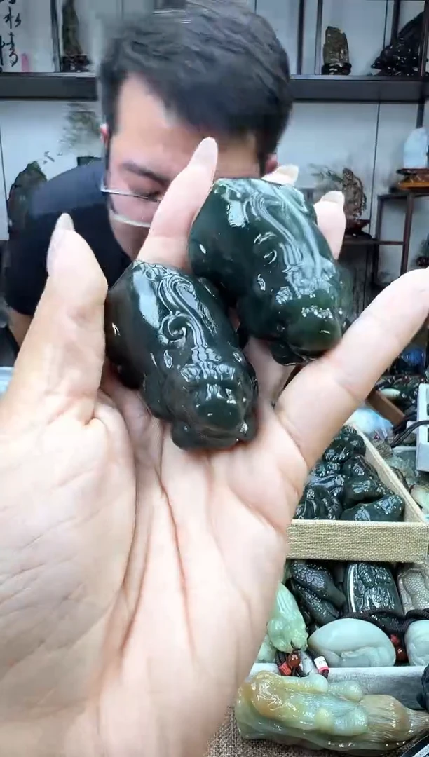 和田玉未镶嵌把件多样性发货 拍一发一