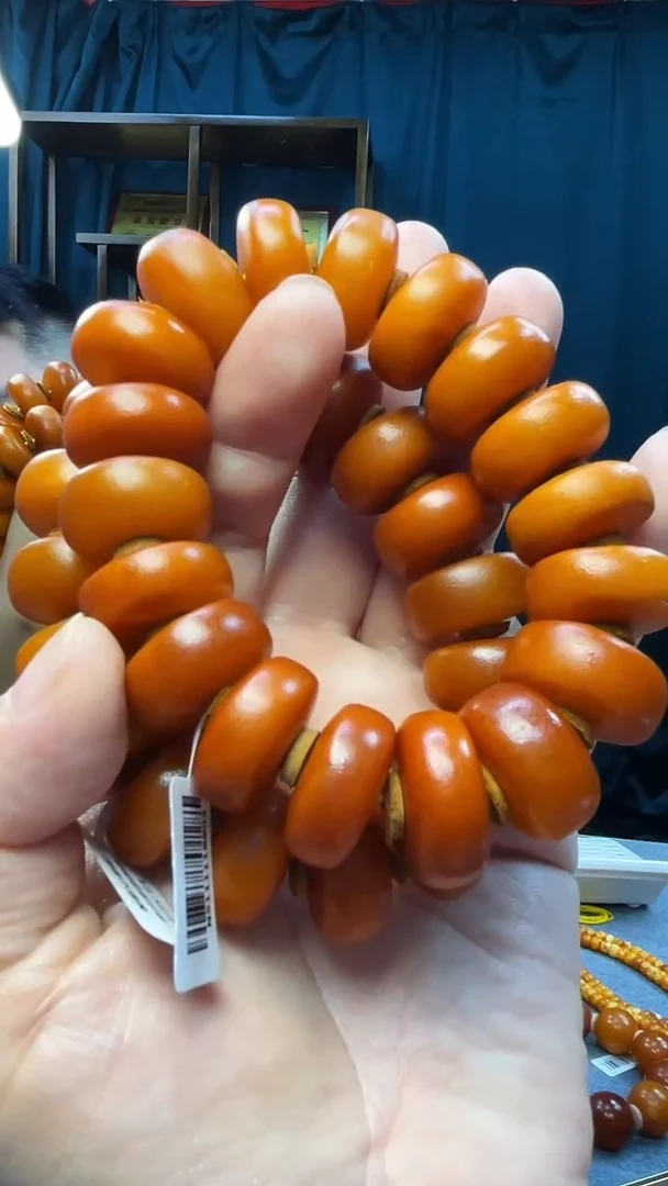 手串琥珀未镶嵌蜜蜡老型手串（多样性发其一）