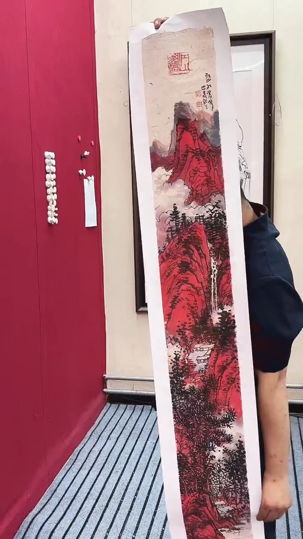 国画刘老师绘画作品 带荣宝斋宁波证书