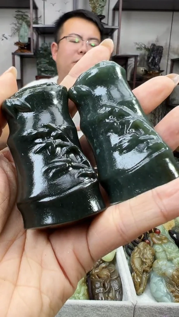 和田玉未镶嵌把件多样性发货 拍一发一