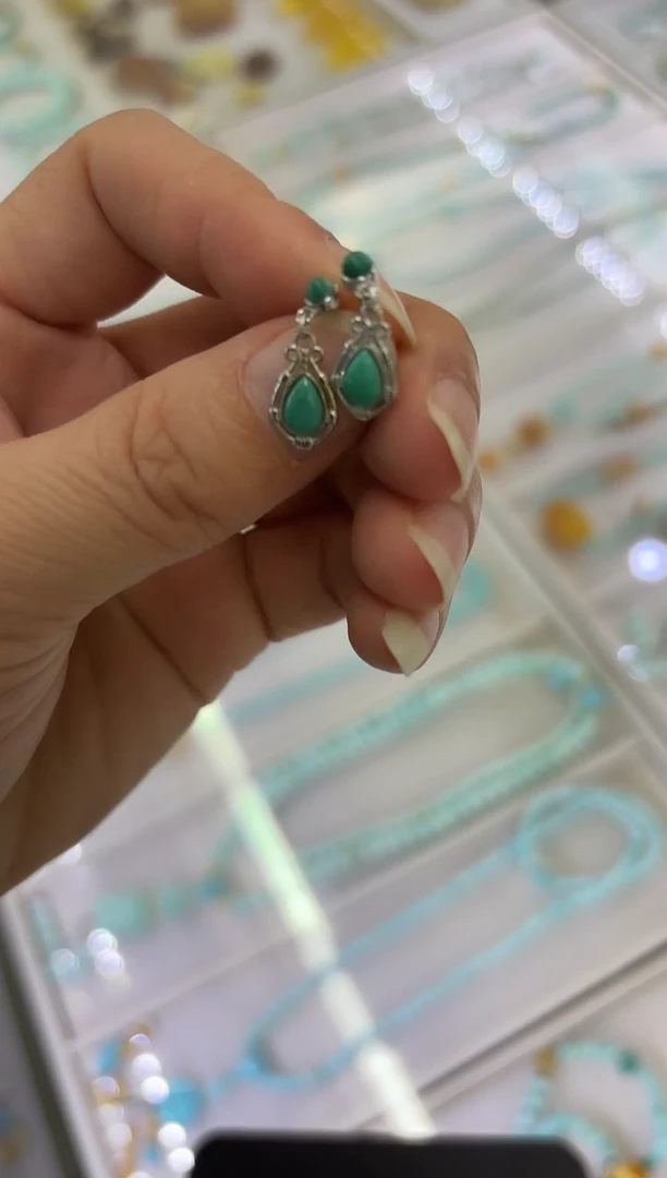 裸石琥珀银S925镶嵌耳顶多样性发其一