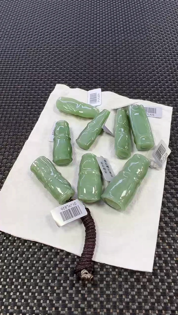 【闪购商品】和田玉挂件未镶嵌竹（多样性发一件）