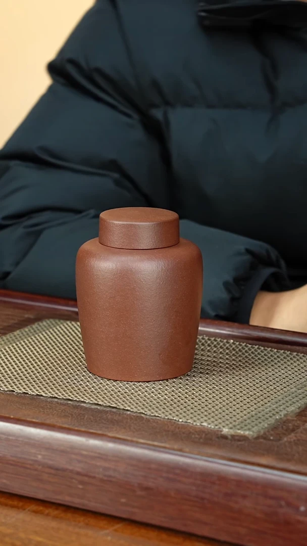 宜兴原矿紫砂茶叶罐