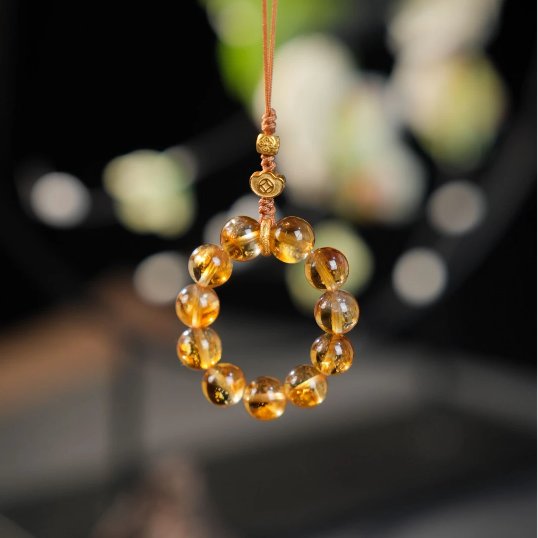 【米多多】财富自由 暴力黄黄塔晶手机挂-SLQ53-BK|BSJ5