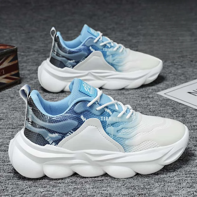 秋季2024男鞋高级感老爹鞋时尚厚底运动鞋休闲潮鞋百搭潮流韩版