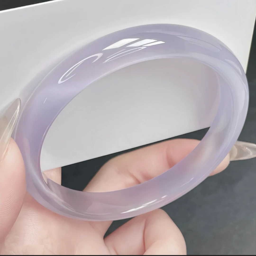 手镯 冰冰紫 紫霞仙子显白 63圈口