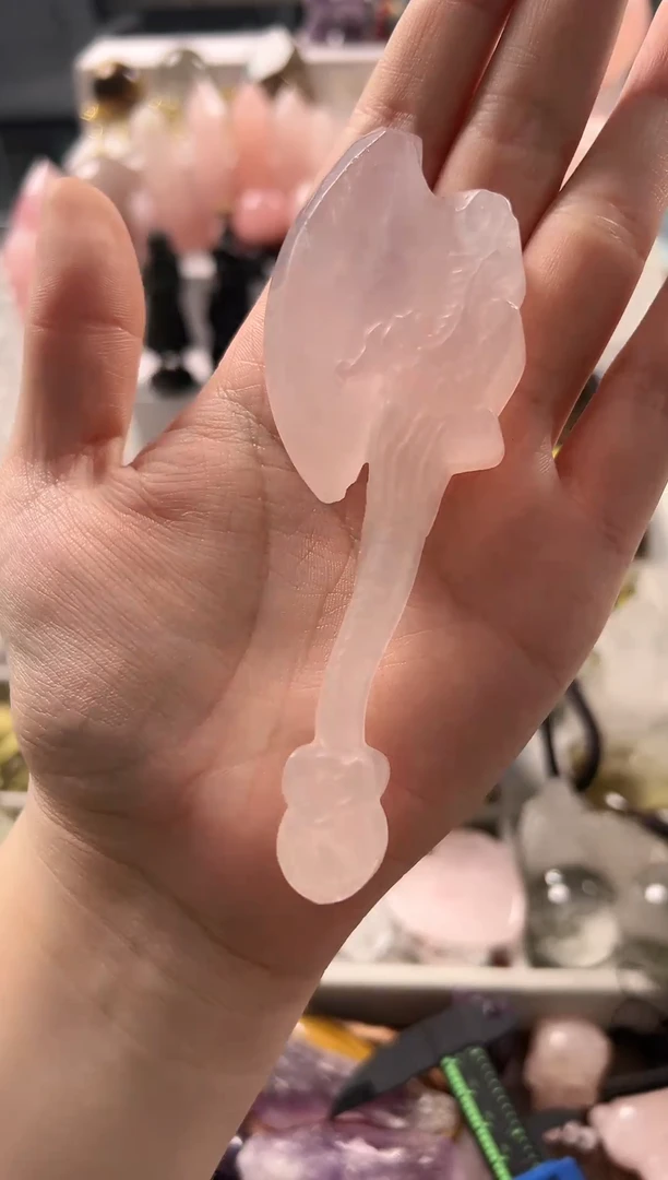 未镶嵌珠宝半成品水晶M263 约11cm