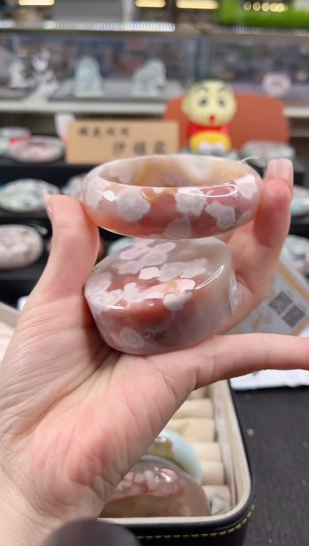 未镶嵌手镯石英质玉60圈口（赠品镯心）620145